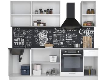 Кухонный гарнитур Империал Ника Глосс 2,4 м