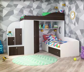 Белое дерево/бодего темный