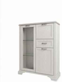 Шкаф с витриной Анрэкс 1V2D1S MONAKO