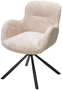 3018-10 бежевый, шенилл/ черный каркас