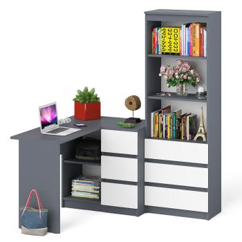 Графит/белый