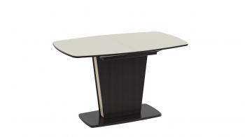 Дуб миланский/Стекло бежевое глянец