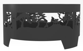 Костровая чаша Просто Огонь Япония Гигант