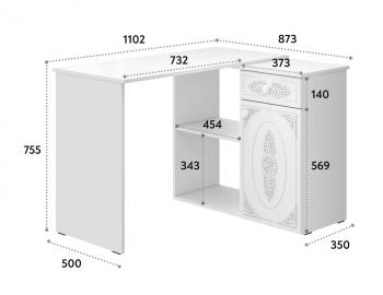 Стол угловой Compass Ассоль АС-67