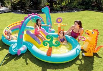 Игровой центр Intex Динолэнд 57135