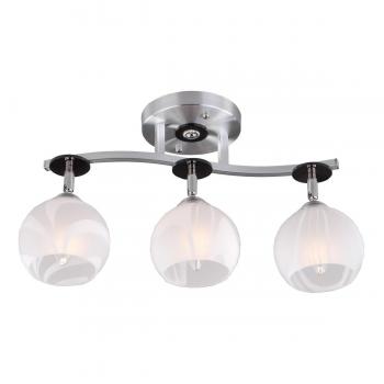 Подвесная люстра Eurosvet 9643/3 алюминий/белый