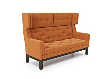 Венге/Рогожка оранжевая