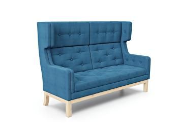 Сосна/Шенилл синий