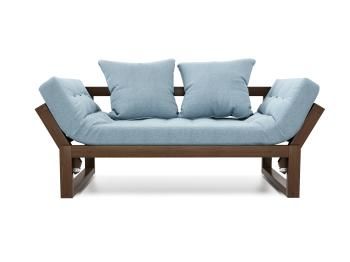 Орех/Голубая рогожка