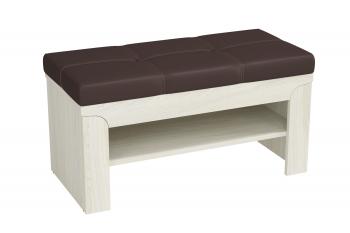 Ясень анкор светлый/Венге/Кожзам кофе