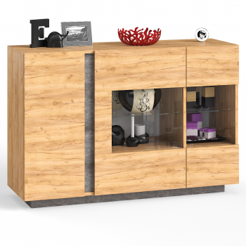 Комод со стеклом Mobi Арчи 08.140