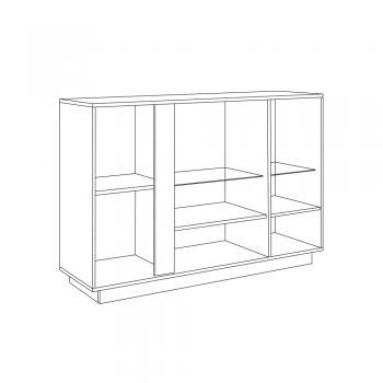 Комод со стеклом Mobi Арчи 08.140