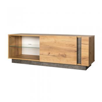 дуб крафт золотой/камень тёмный