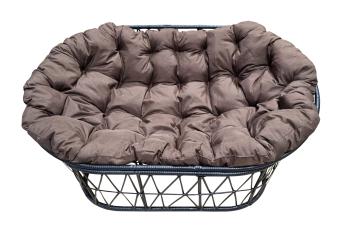 Черный/Подушка коричневая