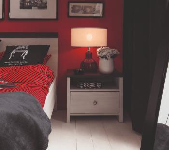 Тумба прикроватная БРВ Мебель ПОРТО KOM1S/50