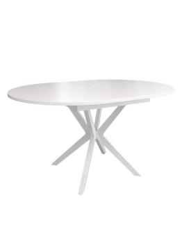 Белый/стекло белое сатин