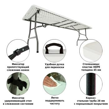 Стол складной Green Glade 240