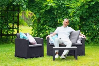 Диван двухместный B:rattan Arizona