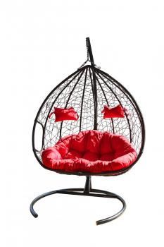 Корзина черная/Подушка красная