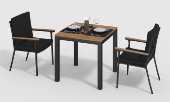 Стол обеденный Гарденини Белла 80x80(Стол обеденный Gardenini BELLA 80x80)