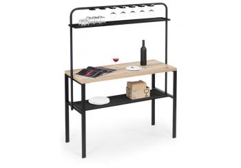 дуб делано / черный матовый