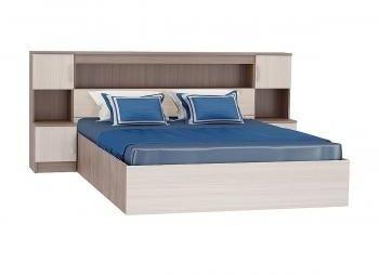 Кровать Vivat Бася КР-552 с закроватным модулем 1,6 м