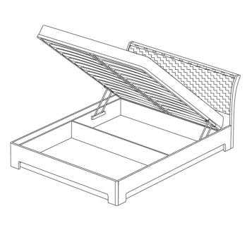 Кровать-3 с под.орт.основанием Кураж Парма Нео 1400
