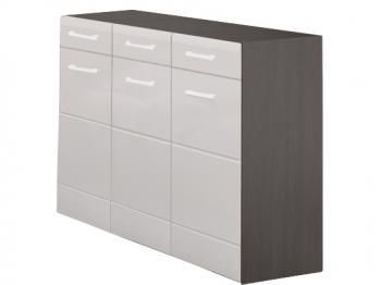 Венге/белый глянец