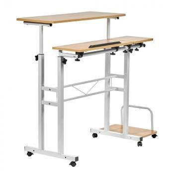 Светлое дерево/Белый