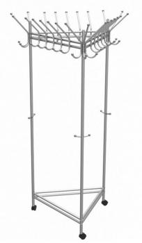 Вешалка гардеробная Мебелик на колесах Пико 21