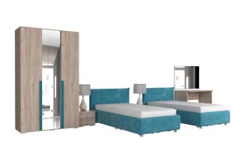 Дуб Мария/Изумруд/Сосна (Велюр)