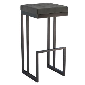 Велюр киото уголь/металл черный