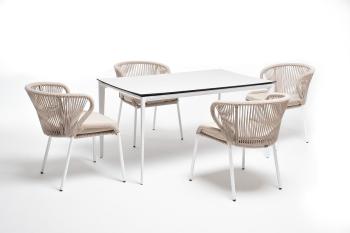 Обеденная группа на 4 персоны со стульями милан 4sis Малага