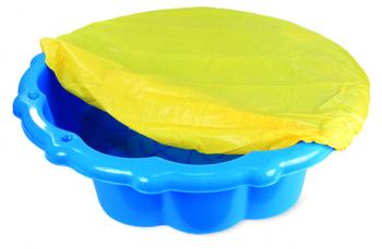 Песочница с тентом Аквапласт Ракушка