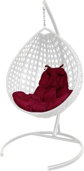 бордовая подушка