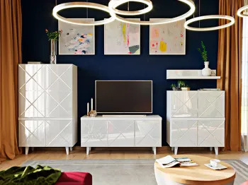 Шкаф ОГОГО Kristal низкий