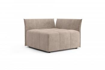 Пуф большой со спинкой и боковиной МебельГрад