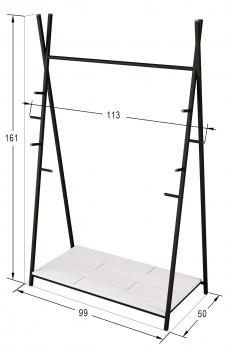 Вешалка гардеробная Калифорния Фелтон