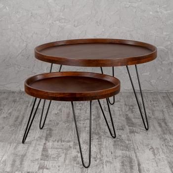 Комплект журнальных столиков Decor of today Раунд 02245