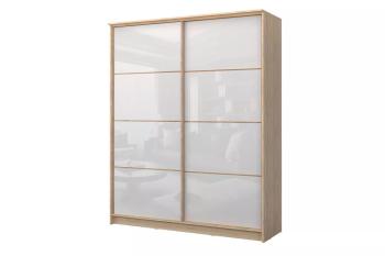 Дуб сонома/Белый глянец