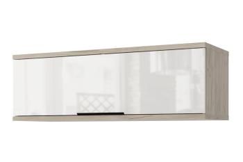 Дуб крафт/Белый глянец