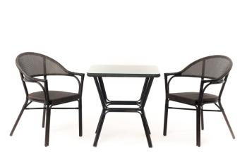 Темно-коричневый, черный