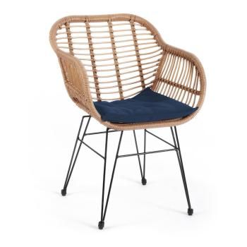 Каркас черный/Сиденье бежевое