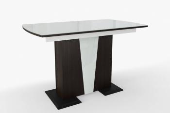 Венге/Стекло белое