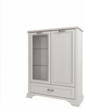 Шкаф с витриной Анрэкс 1V1D1SL MONAKO