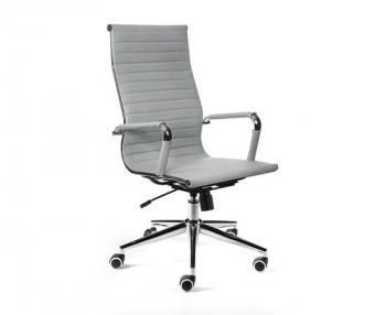 хром / серая экокожа