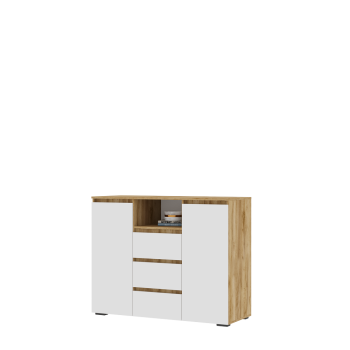 Белый/Дуб Крафт Золото