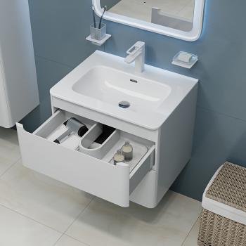 Тумба с умывальником подвесная IDDIS Edifice 80 см