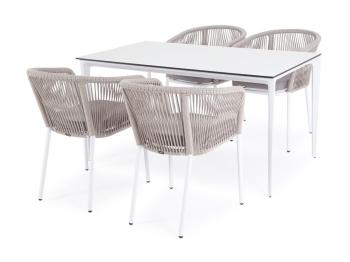 Обеденная группа на 4 персоны со стульями марсель 4sis Малага