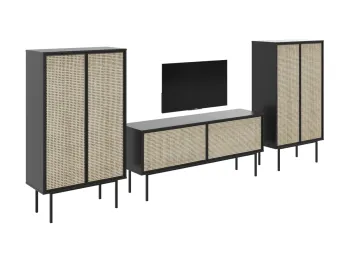 Фасад - Ротанг, Корпус - Черный